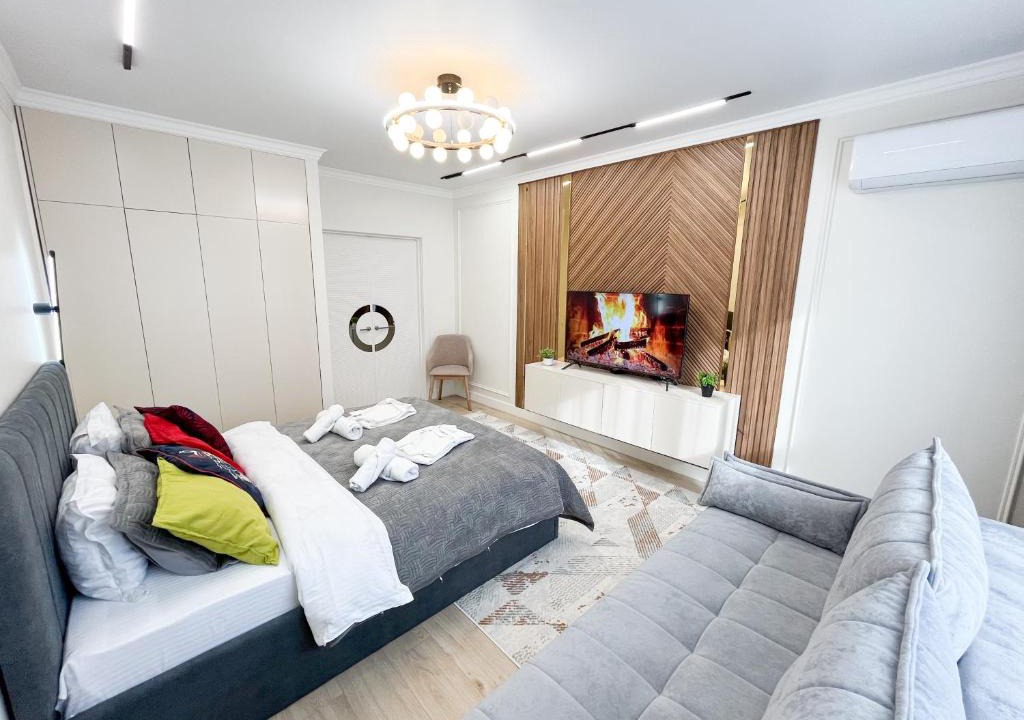 Bostandyk District Apartment | ЖК "4You" one room apartment flat 199