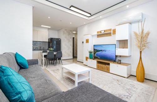 Nur-Sultan Apartment | Светлые апартаменты с прекрасным видом на достопримечательности