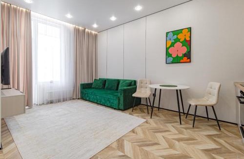 Yesil District Apartment | Уютные Апартаменты ЖК Respublika Хан Шатыр Green Mall 5 минут