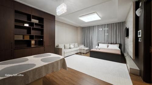 Almaty District Apartment | 16 эт ,Кондиционер, Хайвилл ШИКАРНЫЙ вид на Мечеть, посольства США,ОАЭ,Китай