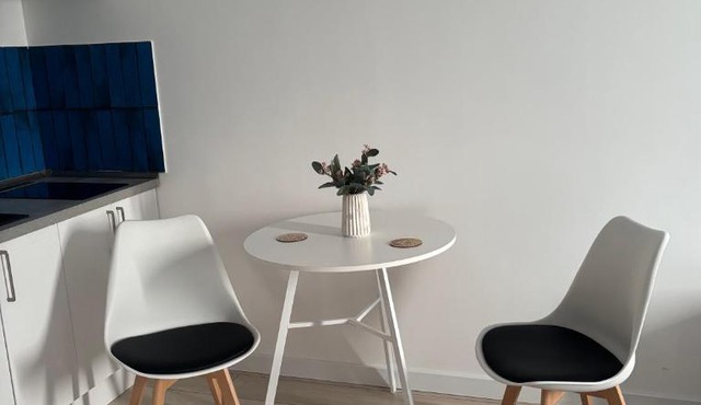 minimalistic blue apartments рядом Aport Mall East