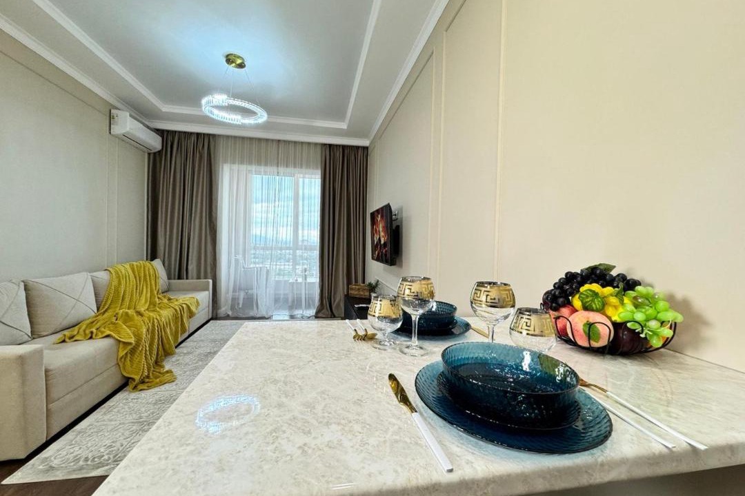 Bostandyk District Apartment | 2 room apartment, ЖК Комфорт Сити, flat 137