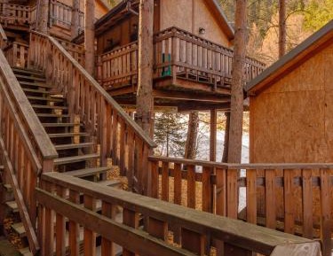 Superior Tree House (accessible by a tall ladder)
