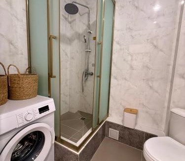 Otegen Batyra Apartment | Modern Studio with AC Self Check-in Wi-Fi