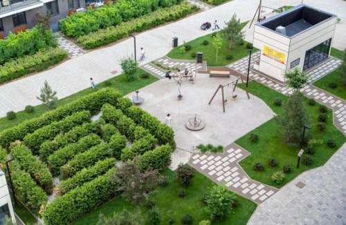 Bostandyk District Apartment | Бизнес-апартаменты с двумя кроватями рядом с ТРЦ MEGA