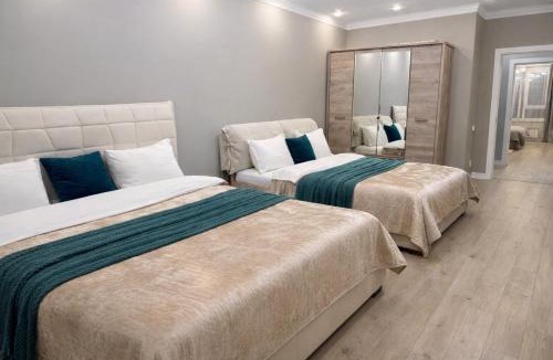 Bostandyk District Apartment | Lux трехкомнатная просторная квартира 120 кв м Жк 4YOU с изолированными комнатами