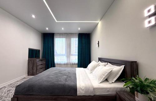 Medeu District Apartment | Spacious design Raimbek4 Residence, next to metro & drinking water as a gift