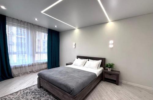 Medeu District Apartment | Spacious design Raimbek4 Residence, next to metro & drinking water as a gift