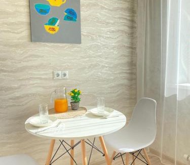 Almaty District Apartment | Роскошная 1-комнатная квартира в центре Астаны и видом на левый берег