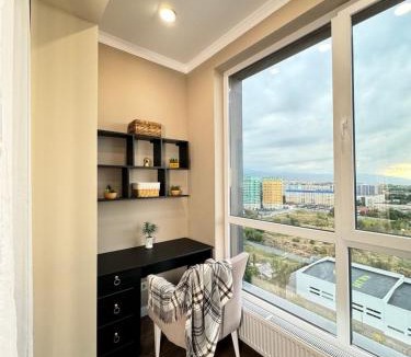 Bostandyk District Apartment | 2 room apartment, ЖК Комфорт Сити, flat 137