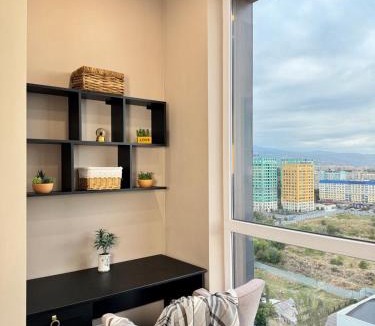 Bostandyk District Apartment | 2 room apartment, ЖК Комфорт Сити, flat 137