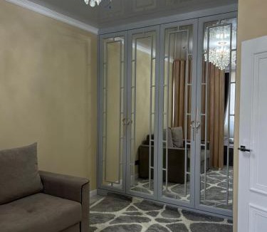 Almaty District Apartment | 1 комн квартира Тауельсиздик 34-2 18 этаж ЖК Silk Way